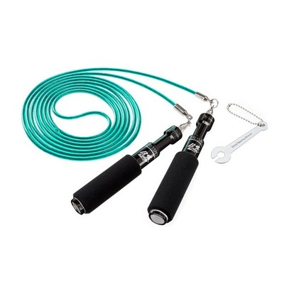 Buddy Lee Aero Speed Jump Rope Green Hornet Cable Black