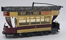MOTORISED LIVERPOOL WALTON 31 ALLSOPPS LAGER 4MM WHITE METAL TRAM KIT OO 1/76