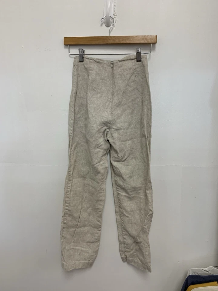 Pantalones de pierna recta de lino Reformation 2P Foto 3 de 3