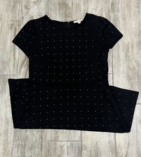 Loft Black Mini Dress Size 14
