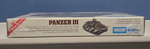 Aurora ESCI Panzer III German Tank Prestige Series 1:72 Bausatz 6202 Neu Sealed Box - Bild 3 von 3