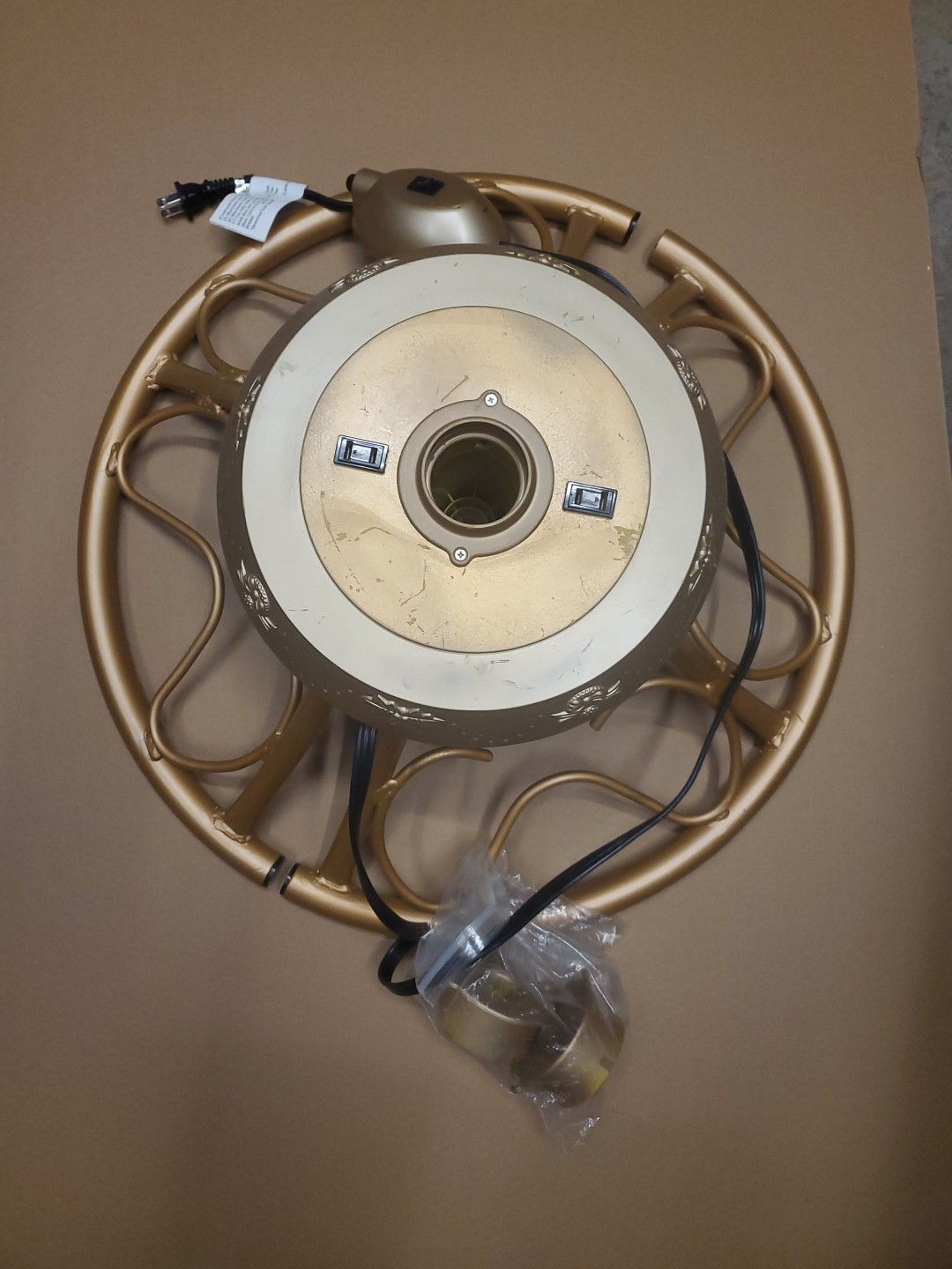 Home Heritage Rotating Artificial Christmas Tree Stand  9 foot tree 1-1.75 in