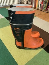 Stihl Chainsaw Boots 43 Uk 9 Good Condition Class 3