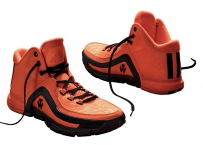 J Wall 2 adidas Solar Orange Shoes (US M 8.5) 