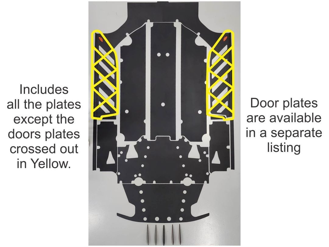 Ford GT 2nd Gen (2017-2022) Underbody Skid Plates by AUTOMODS
