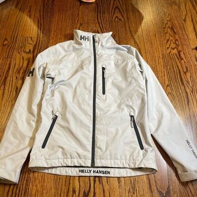 Helly Hansen Crew Jacket Midlayer Sailing Coat White See measurements