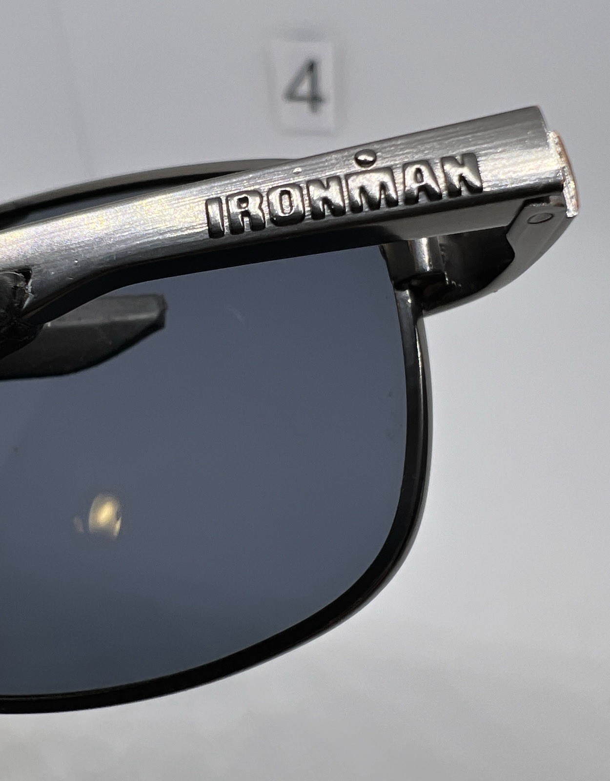 IRONMAN Black Rectangular Sunglasses Dark Lenses … - image 9