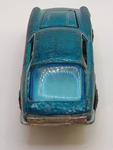 Vtg. 1969 Hot Wheels Redlines Maserati Mistral Aqua W/ White Interior Hong Kong - Picture 4 of 12