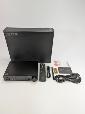 TOPPING DX5 II Hi-Res DAC & Headphone Amp Combo   Dual ES9039Q2M, 10-Band PEQ