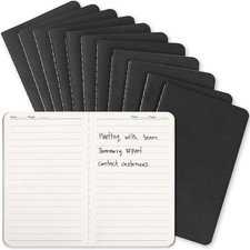 Mini Pocket Notebooks Bulk 3.5 x 5.5 Inches 12 Pack Small Note Pads Lined Little