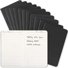 Mini Pocket Notebooks Bulk 3.5 x 5.5 Inches 12 Pack Small Note Pads Lined Little