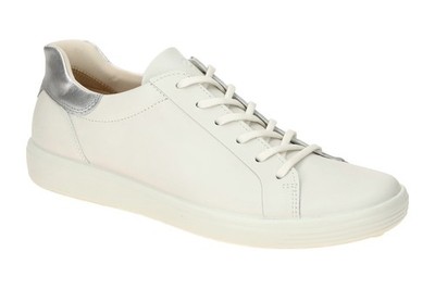 Ecco Schuhe SOFT 7 weiß Damenschuhe sportliche Schnür-Halbschuhe 47084361144 NEU