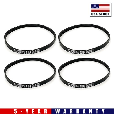 #ad #ad 4 Pack W10006384 Washer Belt for Whirlpool maytag Washers AP6014712 pS11747978 $16.87