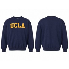 Soffe UCLA Bruins Sweatshirt Mens Large Navy Blue Crewneck Collegiate Fleece