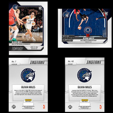 (2) 2026 Panini Instant WNBA Olivia Miles ROOKIE CARDS SP Lynx #7 & #40 RC 🔥