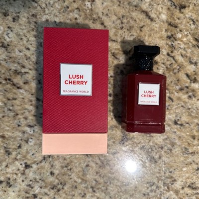 FRAGRANCE WORLD LUSH CHERRY EDP SPRAY UNISEX 5.07Oz / 150 ml BRAND NEW JUMBO SZ!