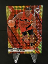 2024-25 Mosaic Basketball Choice Red & Yellow Jonathan Mogbo Rookie /75