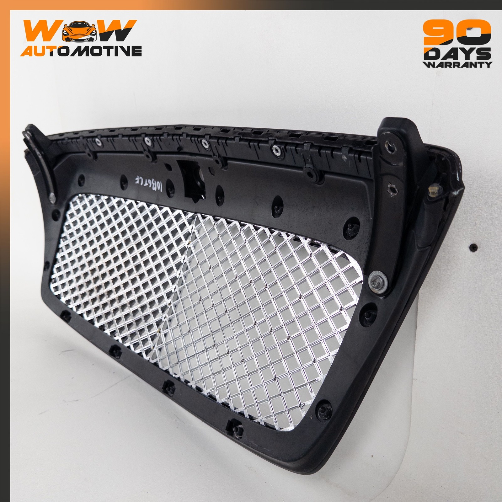 04-13 BENTLEY CONTINENTAL GTC FRONT HOOD RADIATOR GRILLE BLACK ASSEMBLY OEM