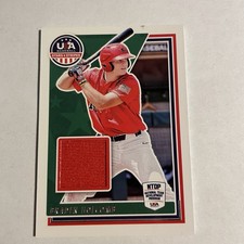 2022 Panini USA Baseball Stars & Stripes Materials Braden Holcomb USAM-BH Jersey