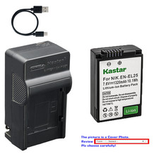 Kastar Battery AC  USB-C Charger for Nikon Z30 Z50 Zfc Z50 II EN-EL25 Camera