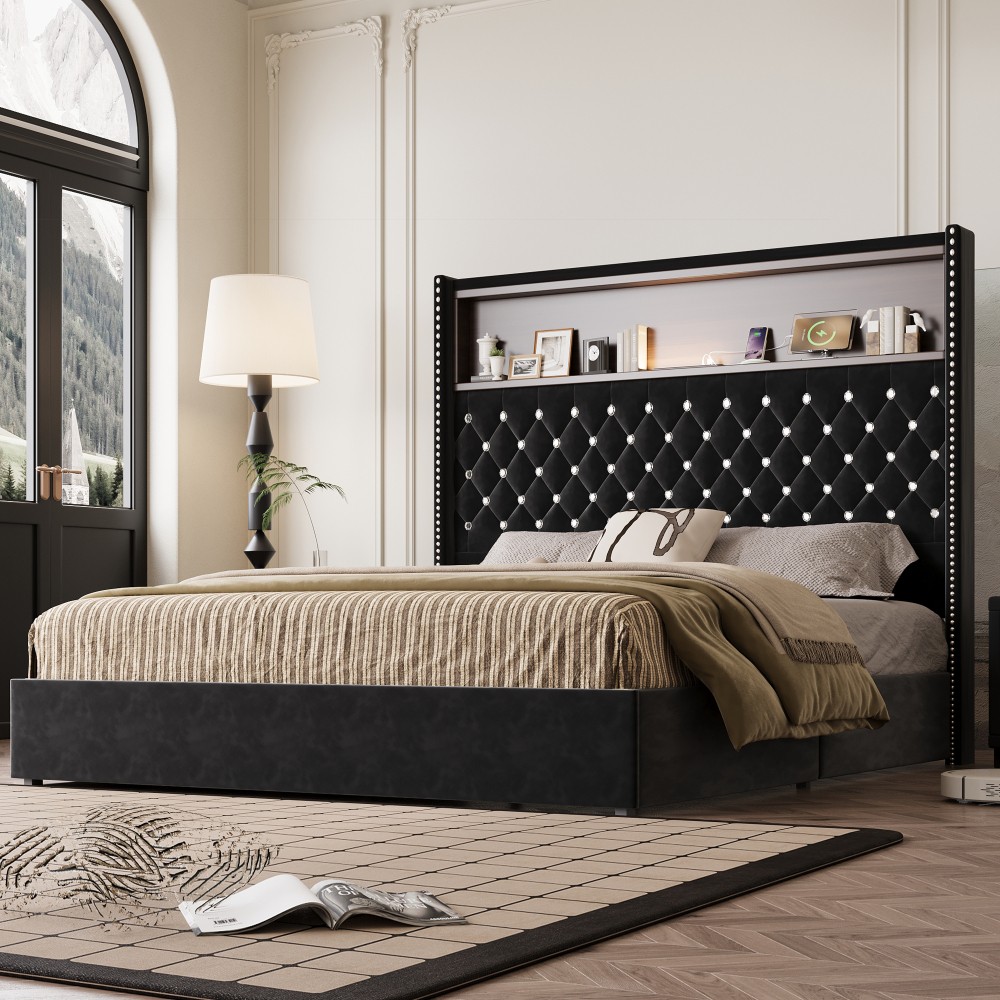 52inhigh Headboard With Rivet Decoration