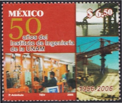 Mexico 2204 2006 50 Años del Instituto de Ingeniería UNAM MNH