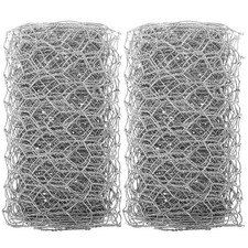 2Pcs Heavy Duty Chicken Wire Mesh Netting for Garden and Poultry Enclosures 10.85 per metre
