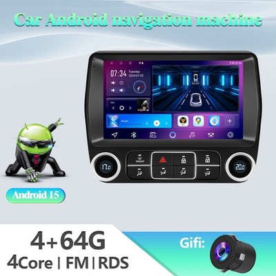 Car Radio Stereo GPS Android CarPlay For Chevrolet Camaro 2010-2015 64GB WIFI BT