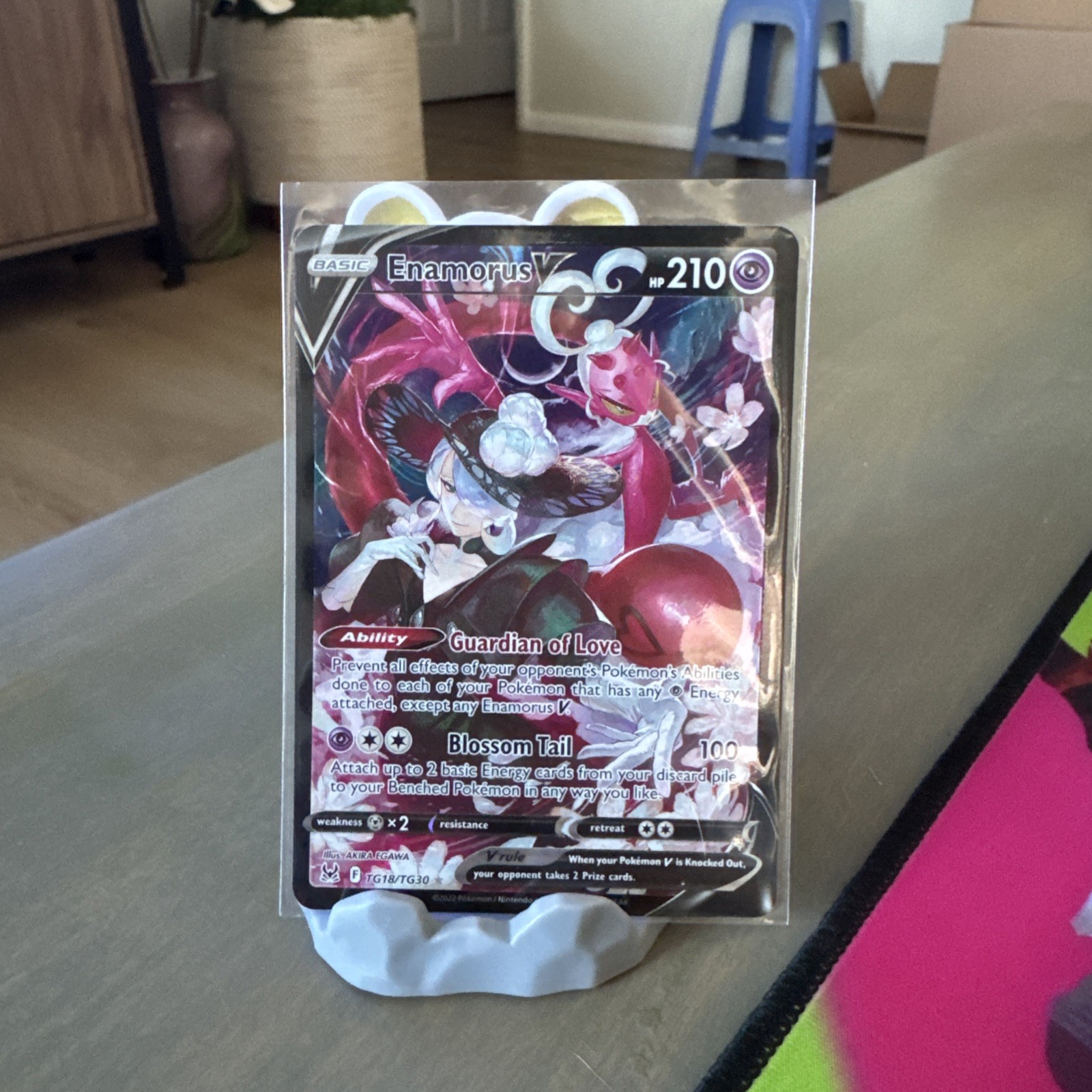 Enamorus v TG18/TG30 Pokémon TCG Lost Origin Trainer Gallery Holo Ultra Rare NM