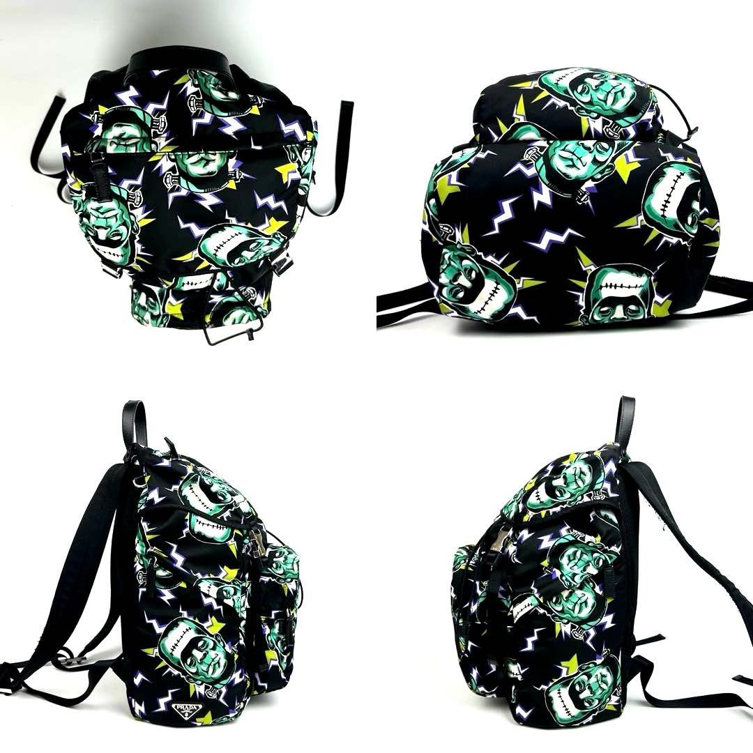 Prada Frankenstein Backpack with Triangle Plate, … - image 4