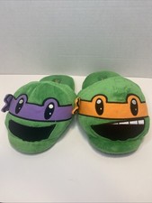 TMNT Teenage Mutant Ninja Turtles slippers, kids size
