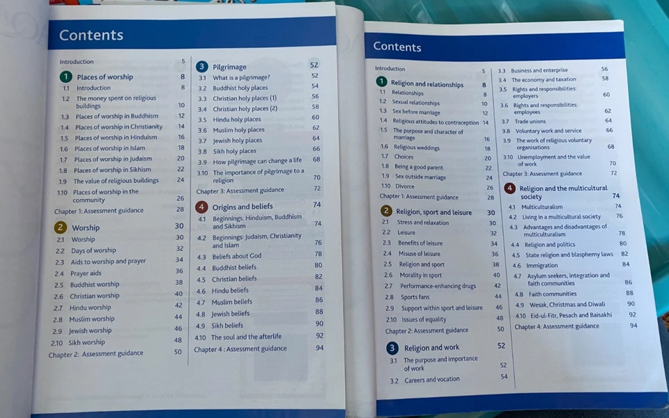 AQA - GCSE Religious Studies B x 2 books good condition KS4 - Image 4 of 4