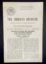 The American Revenuer Volume 14 No 7  Whole No 127 September 1960 Stamp Ephemera