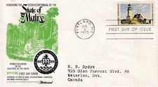 STAMP US SCOTT 1391 "Maine Statehood" 6 CENT 1970 FDC - B