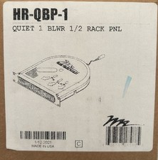 Middle Atlantic HR-QBP-1 Half Rack Quiet Blower Panel, 50 CFM Brand New Sealed