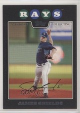 2008 Topps Black 9/57 James Shields #495 fm0