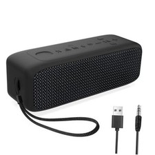 20W Bluetooth Speakers, IP68 Waterproof, Up to 24H Playtime Black