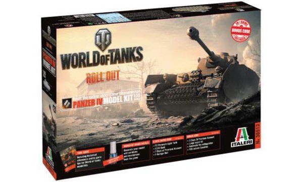Maquette Panzer IV Italeri 36513 World of Tanks 1:35 en plastique pour modélistes