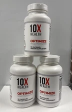 10X Health Optimize Methylated Multivitamin for Men & Women - Vitamins 3pack