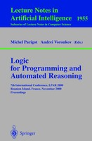 Michel Parigot (U. A.) | Logic For Programming And Automated Reasoning | Buch