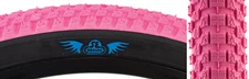 SE Racing Cub 20" X 2.0" BMX bicycle skinwall tire PINK/BLACK SIDEWALL