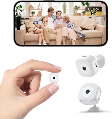 Mini Portable HD WiFi Security Wireless Camera Real Time Monitoring App SD Card
