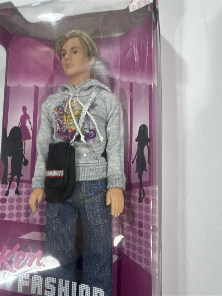 Barbie Fashion Fever 2006 Mattel Ken K8421 sudadera con capucha jeans bolso Foto 4 de 4