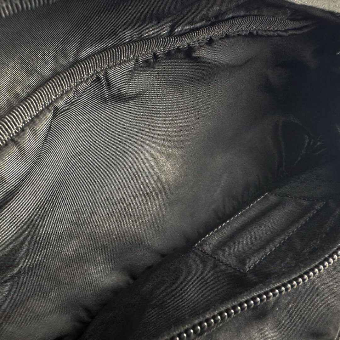 PRADA Waist Bag Nylon Black Unisex   Used z8437 thumbnail 6