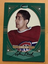 Elmer Lach 2001-02 Parkhurst Vintage Auto #PA-08 Montreal Canadiens HOF