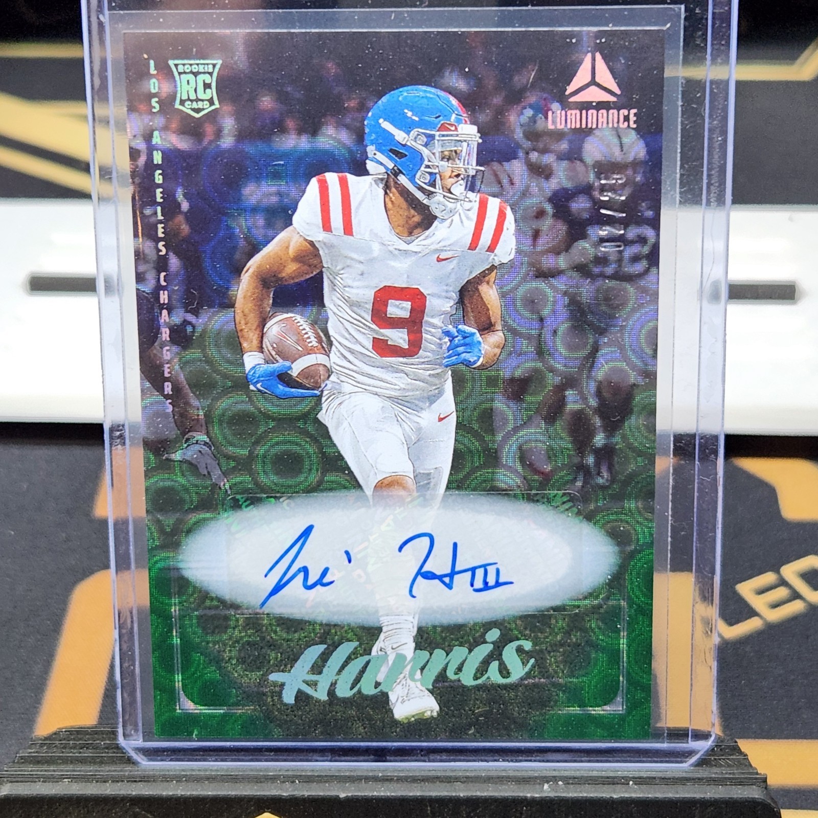 2025 Luminance Tre Harris Auto  2/25 Rookie  Chargers