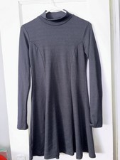 Women’s Long Sleeve dress Size M Soft,  All Black