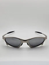 Oakley Penny Sunglasses Silver Frame Chrome Mirror Polarized Lens