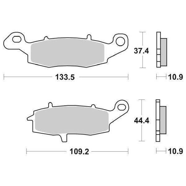 Bremsscheiben SBS 886 HF FüR Suzuki VZR M R2 Intruder 1800 2008 2009-image