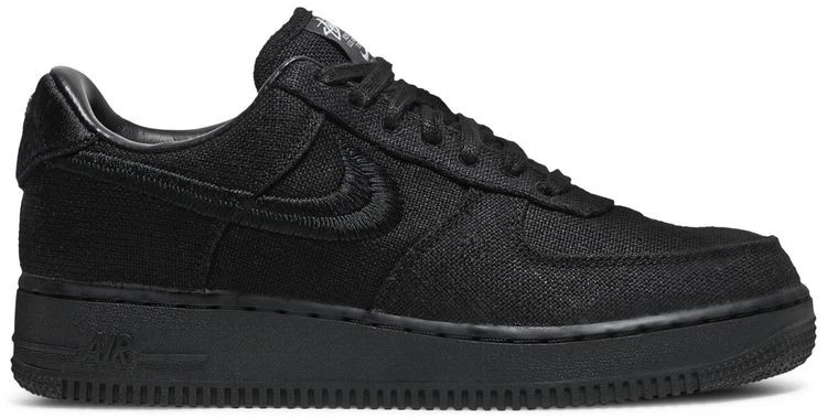 Nike Air Force 1 Low Stussy Black for Sale | Authenticity